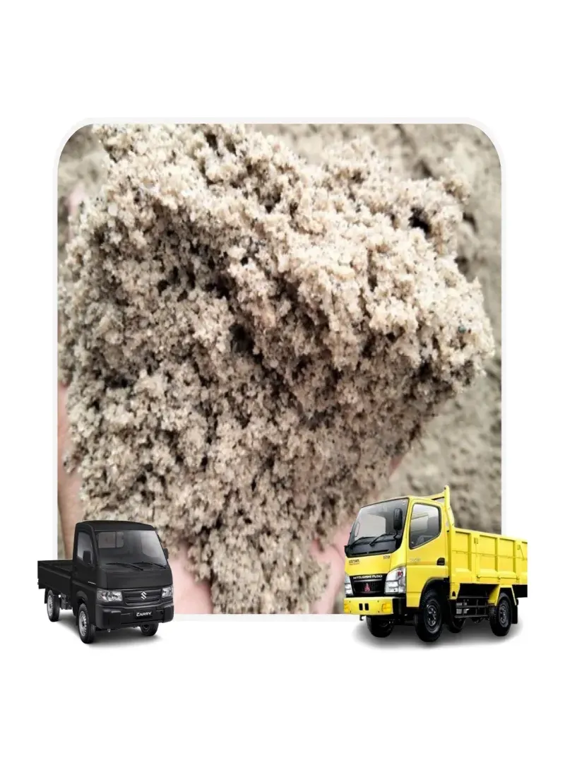 Pasir 1 Truk Engkel (±6 m³)